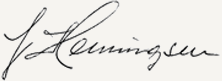 Jørgen Henningsen signature